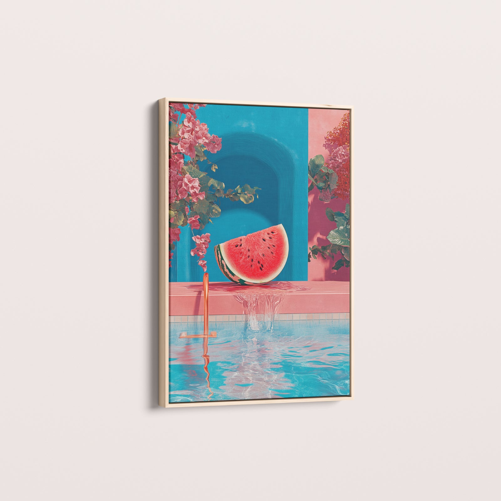 Canvas Splash of Watermelon