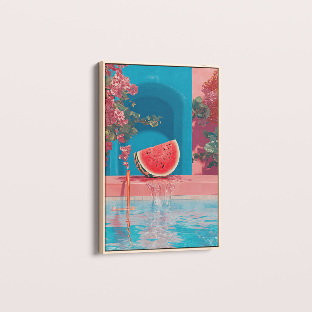 Canvas Splash of Watermelon