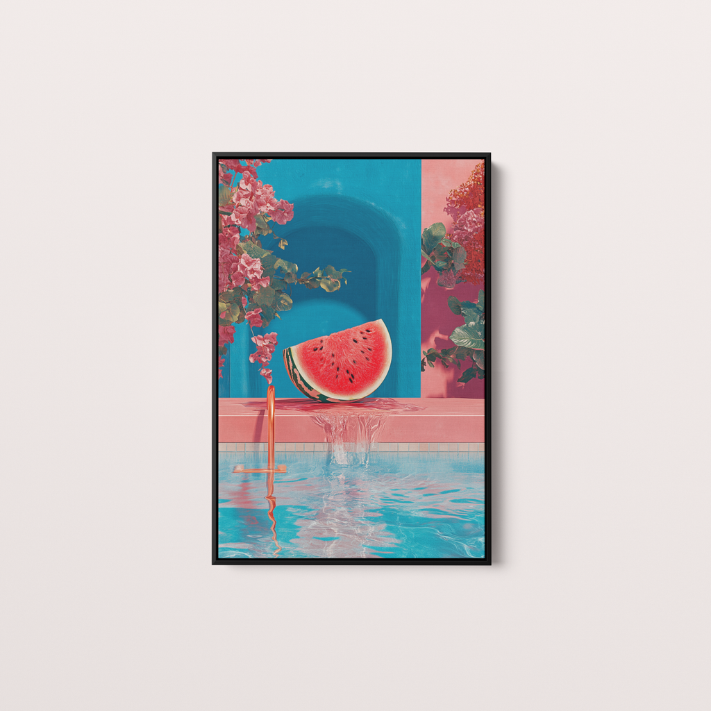 Canvas Splash of Watermelon