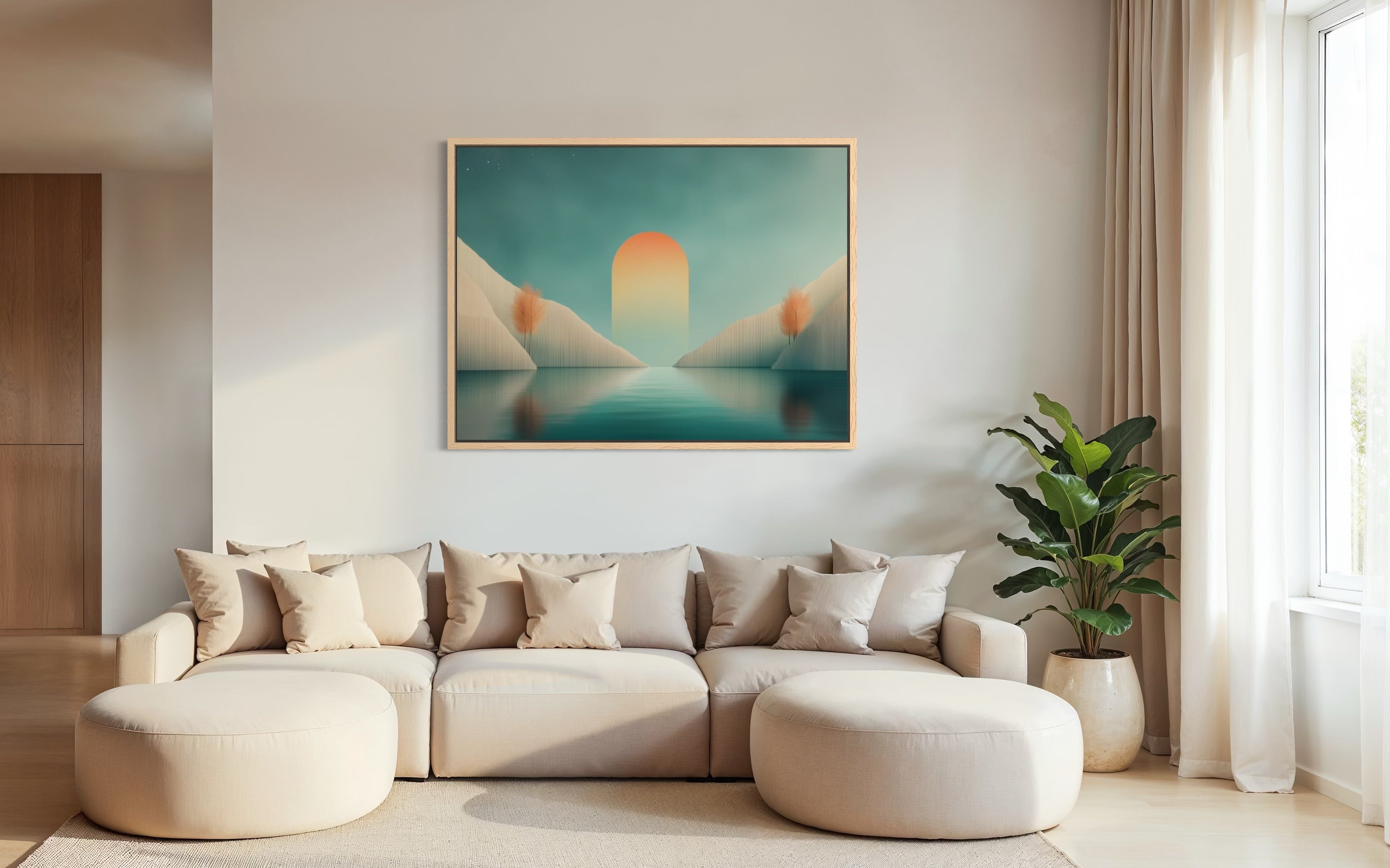 Canvas The Portal by the Water