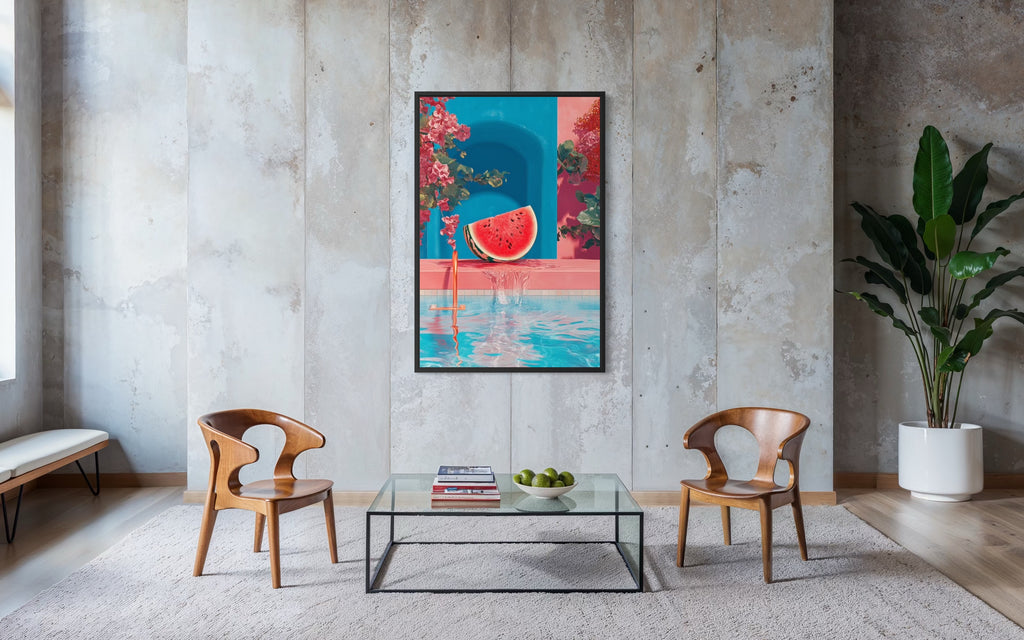 Canvas Splash of Watermelon