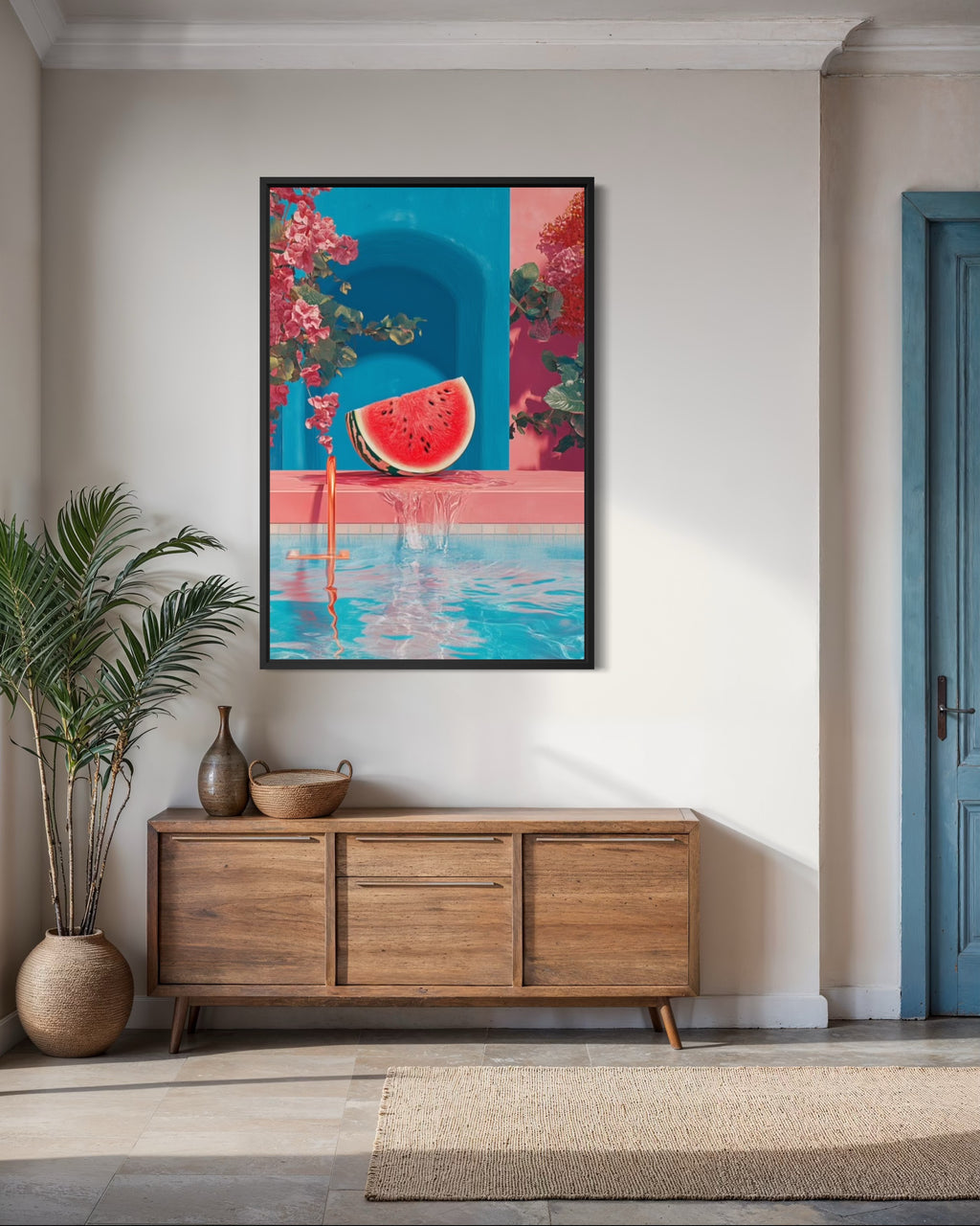 Canvas Splash of Watermelon