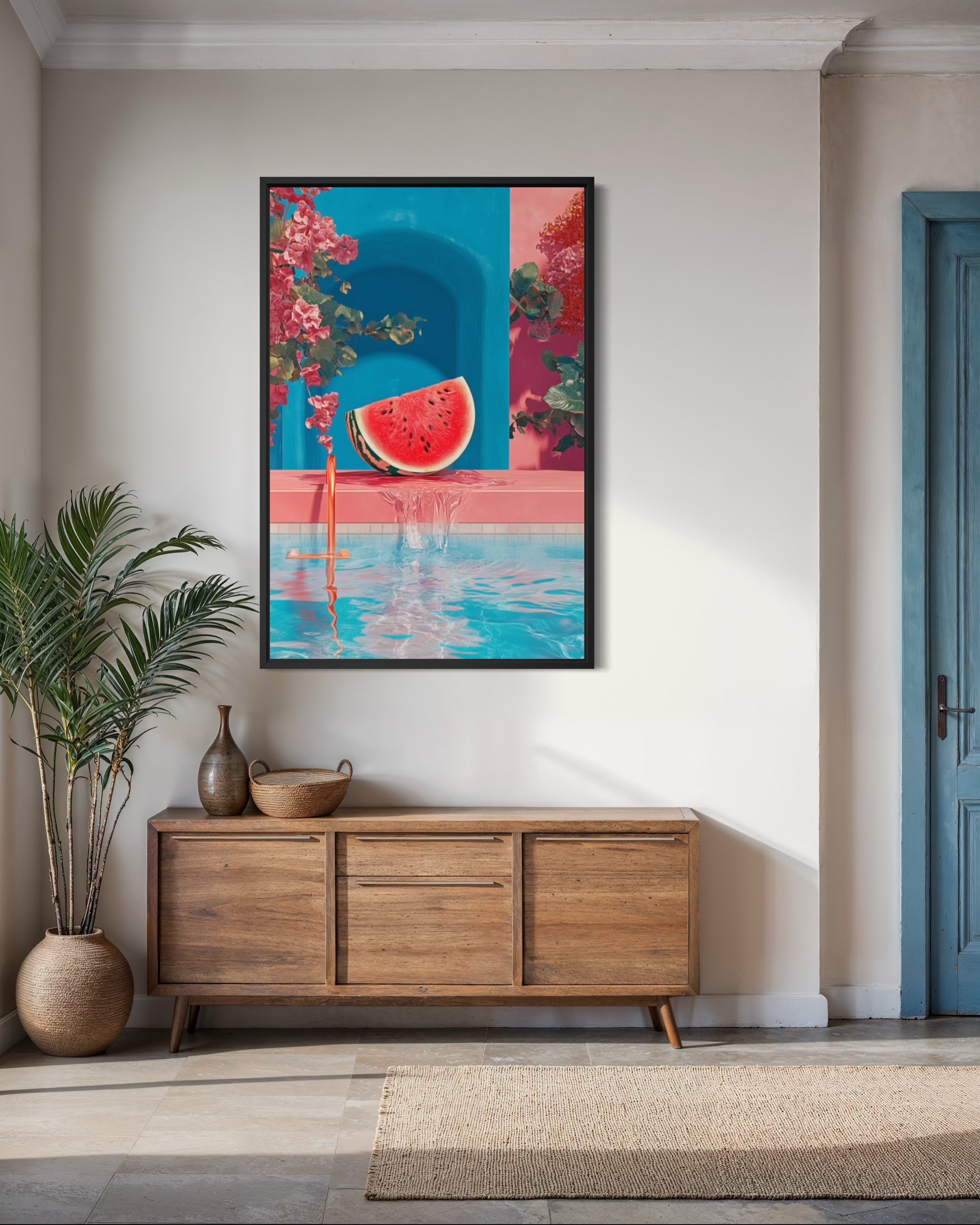 Canvas Splash of Watermelon